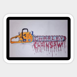 Charley Chainsaw Fans Sticker